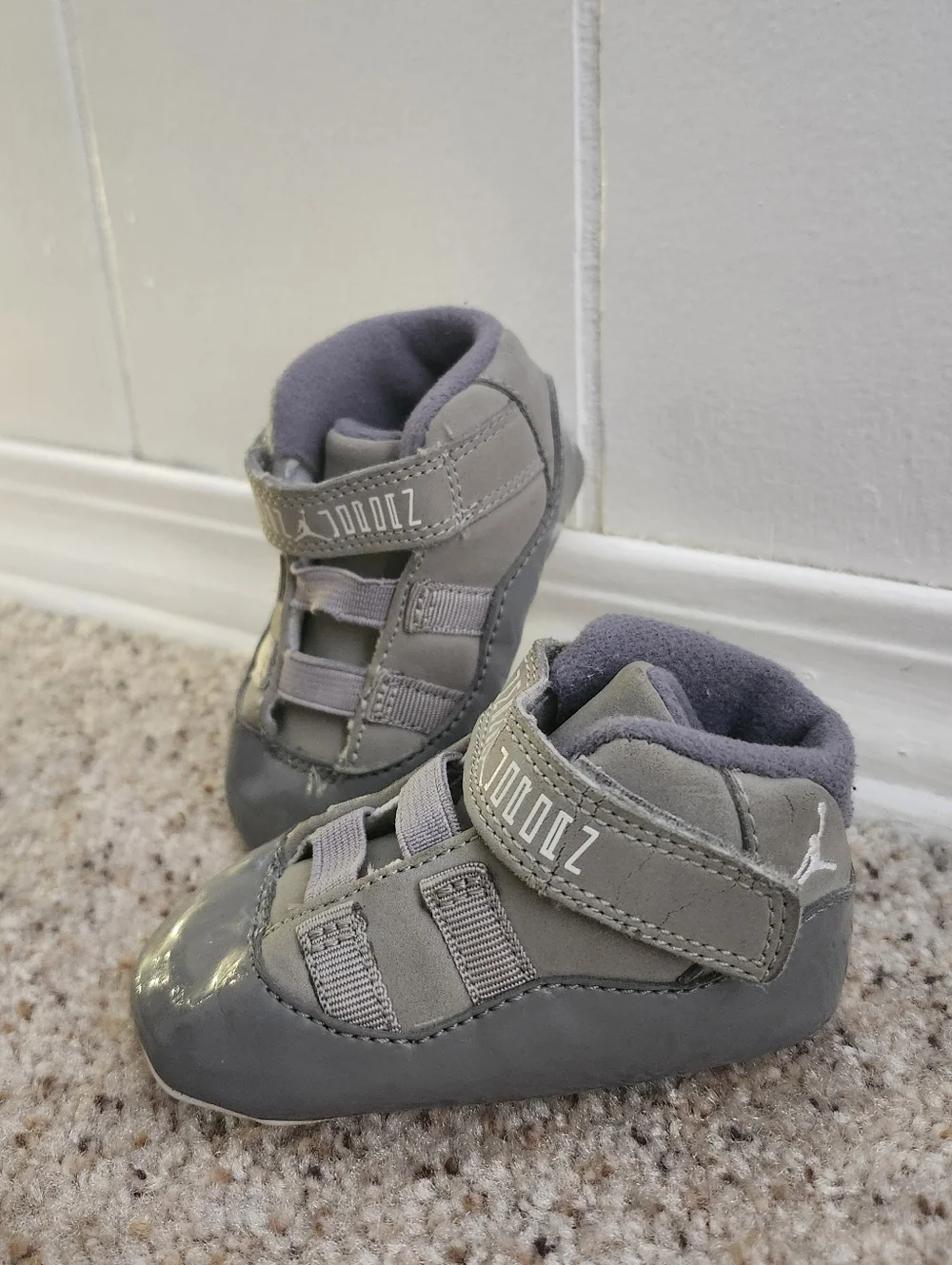 Jordan Baby Gray Shoes